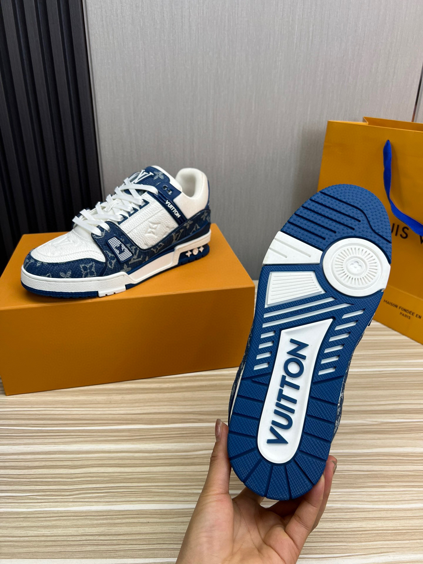 Louis Vuitton Trainer (Blu)