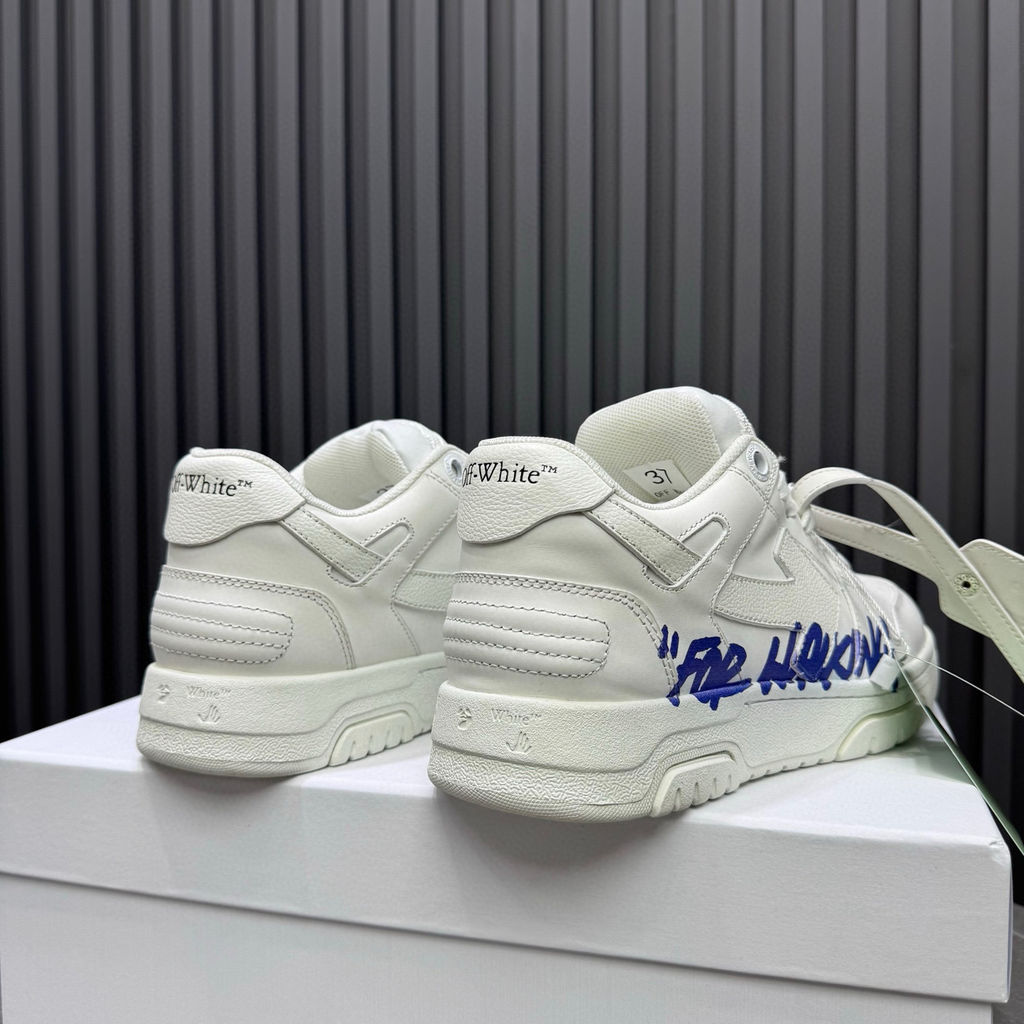 Off-White Out Of Office "For Walking" (Bianche e Blu)